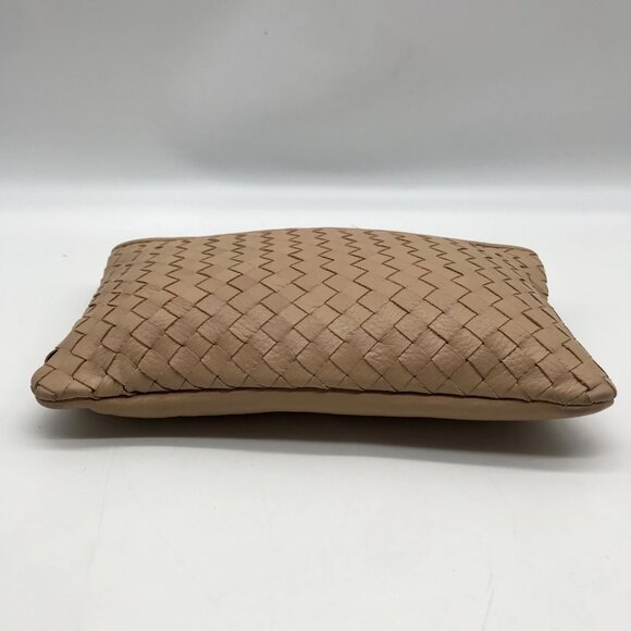 Cole Haan Tan Leather Woven Removable Pouch - Picture 5 of 10
